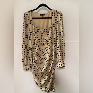 Emory Park Black and Cream Long Sleeve Dress